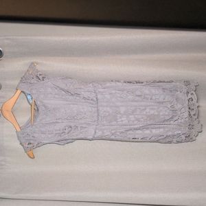 Lavender lace dress in size small
